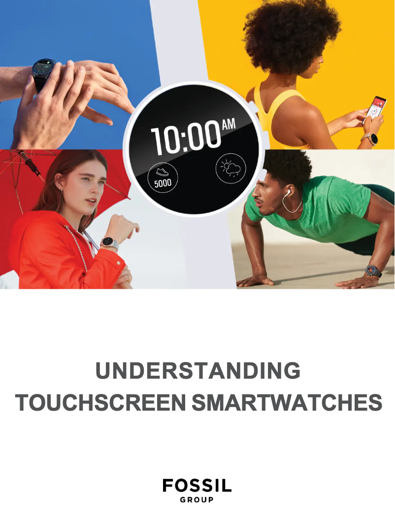 Page 1 de la notice Manuel utilisateur Fossil Julianna Gen 5 FTW6062