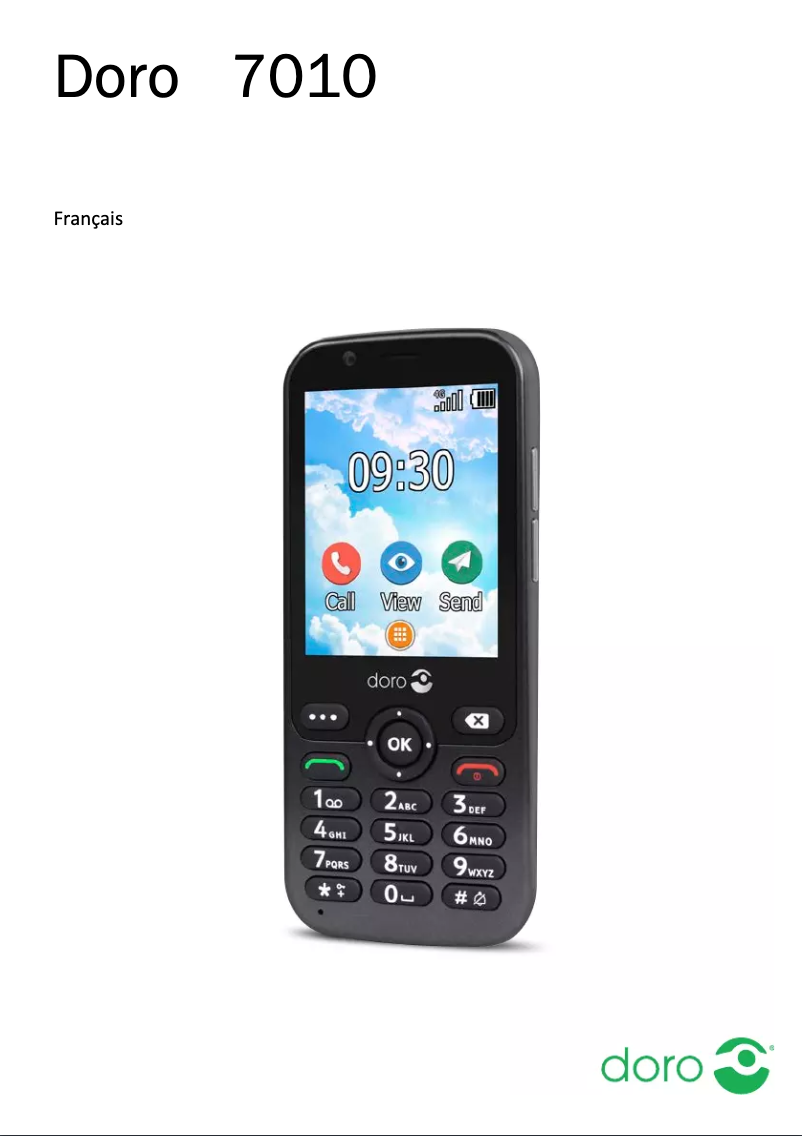 Page 1 de la notice Manuel utilisateur Doro 7010