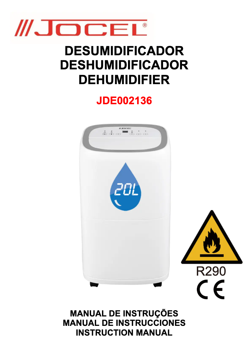 Image de la première page du manuel de l'appareil JDE002136