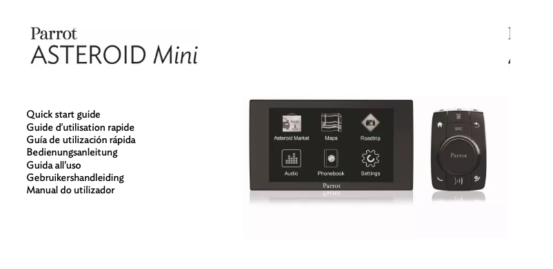 Page 1 de la notice Manuel utilisateur Parrot Asteroid