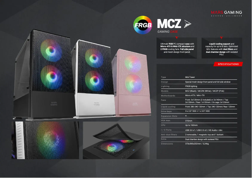 Image de la première page du manuel de l'appareil MCZ