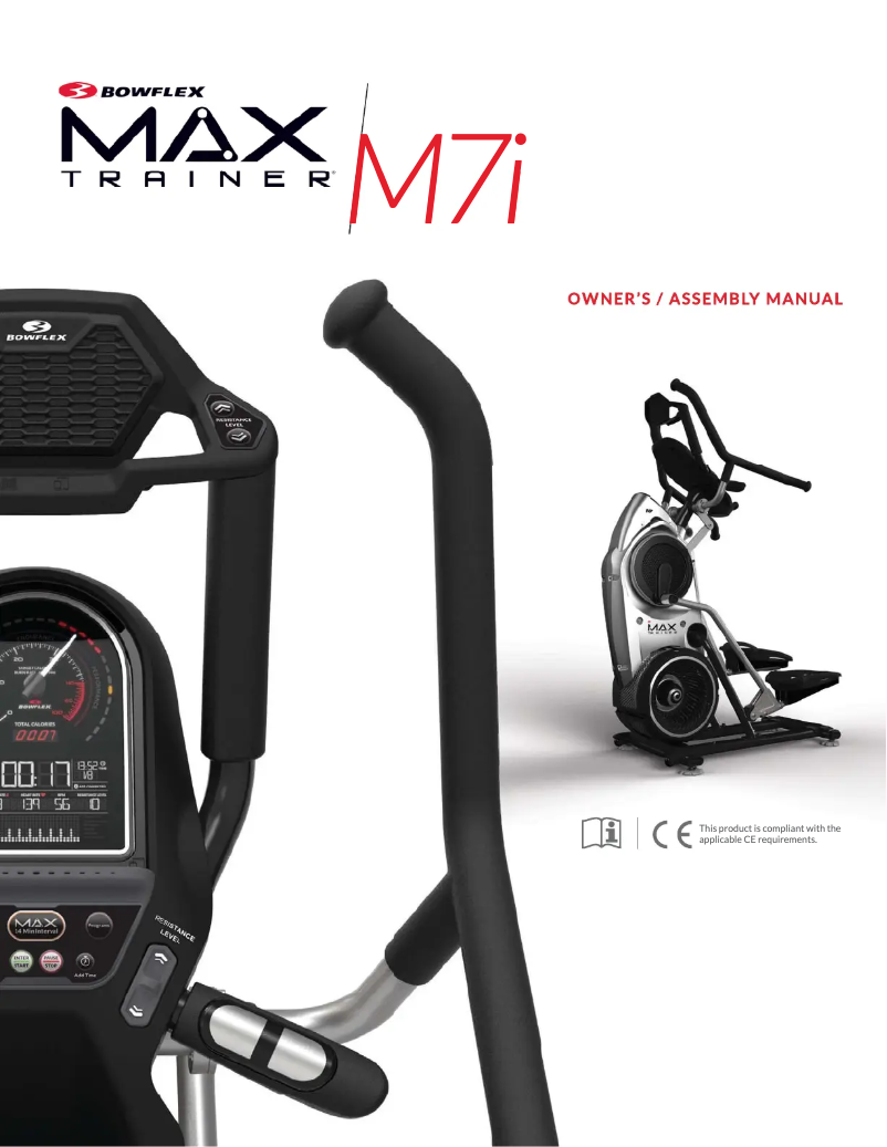 Page n°1 - Manuel utilisateur Bowflex Max Trainer M7