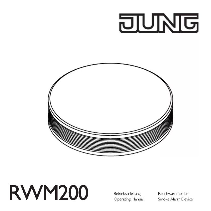 Page 1 de la notice Manuel utilisateur JUNG RWM 200 WW