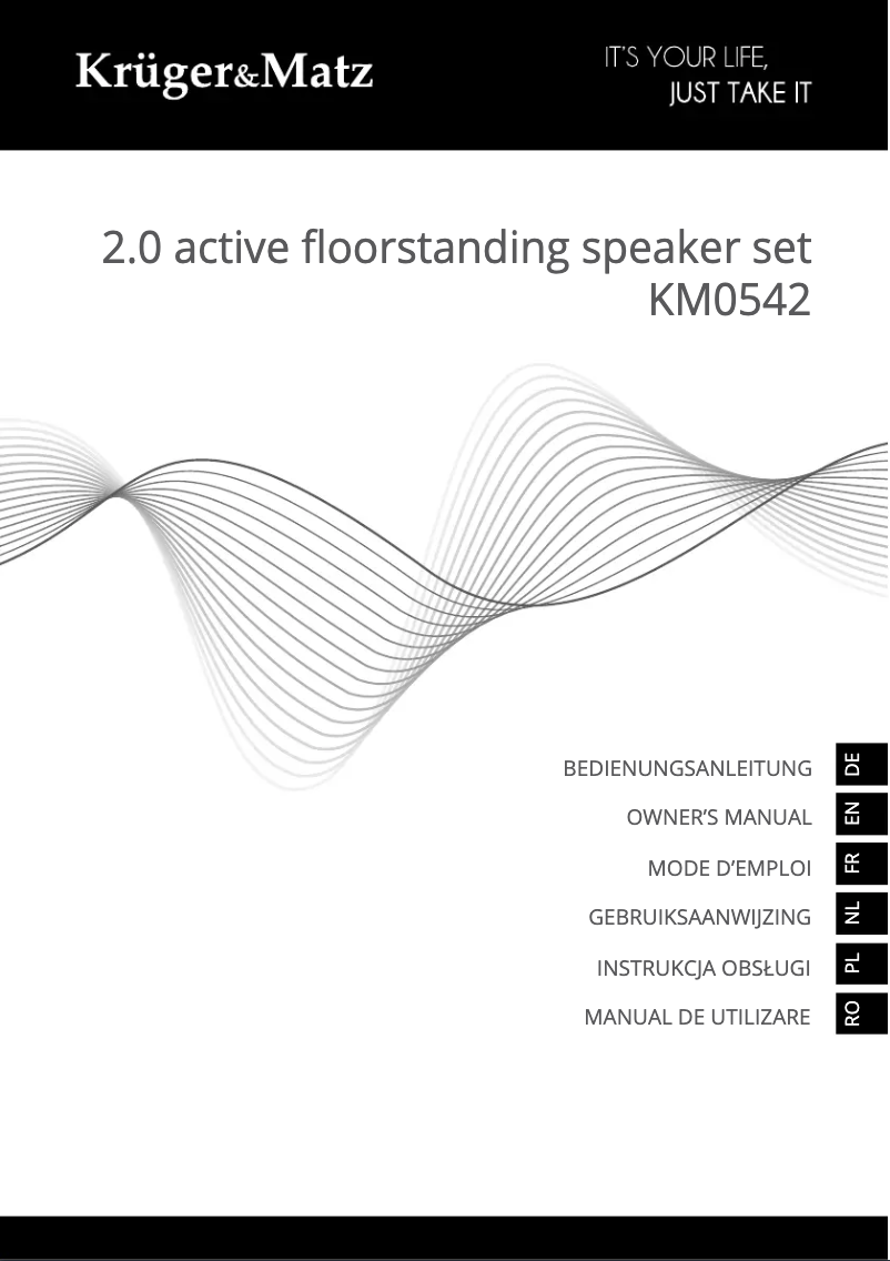 Page 1 of the manual User Manual Krüger&Matz Wave Plus M0542