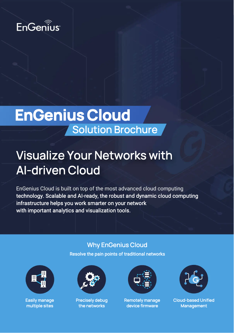 Page 1 de la notice Manuel utilisateur EnGenius ECP106-INT