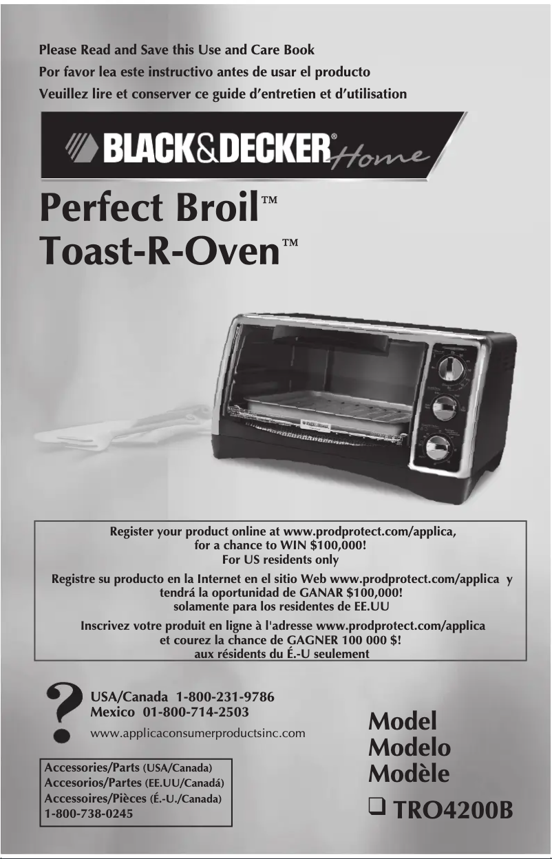 Image de la première page du manuel de l'appareil TRO4200B