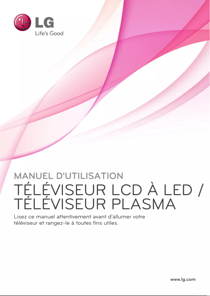 Image de la première page du manuel de l'appareil 47LV3710