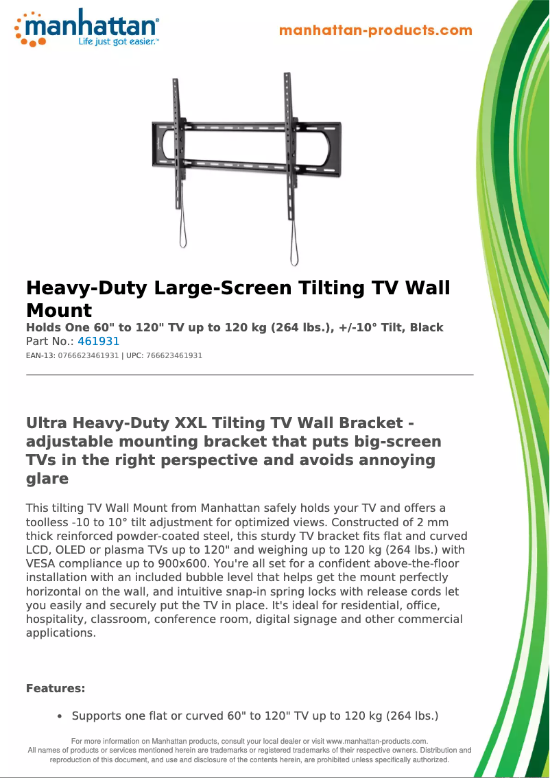 Image de la première page du manuel de l'appareil 461931