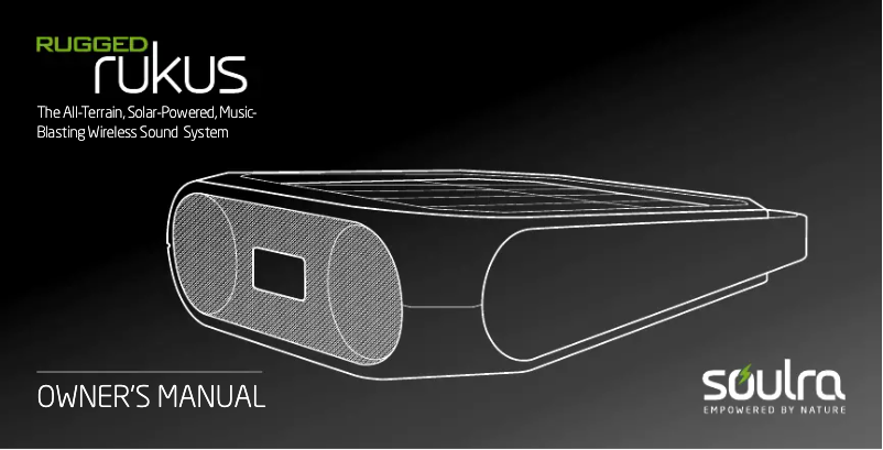 Image de la première page du manuel de l'appareil rukus