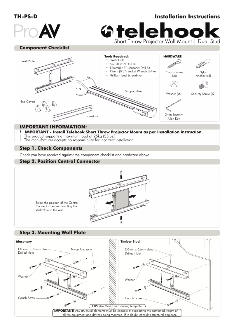 Image de la première page du manuel de l'appareil TH-PS-D