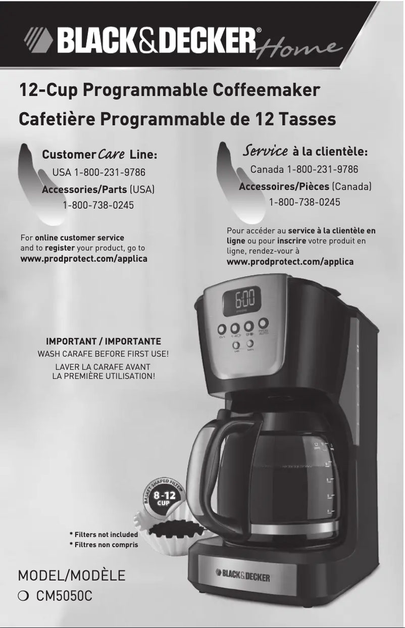 Image de la première page du manuel de l'appareil CM5050