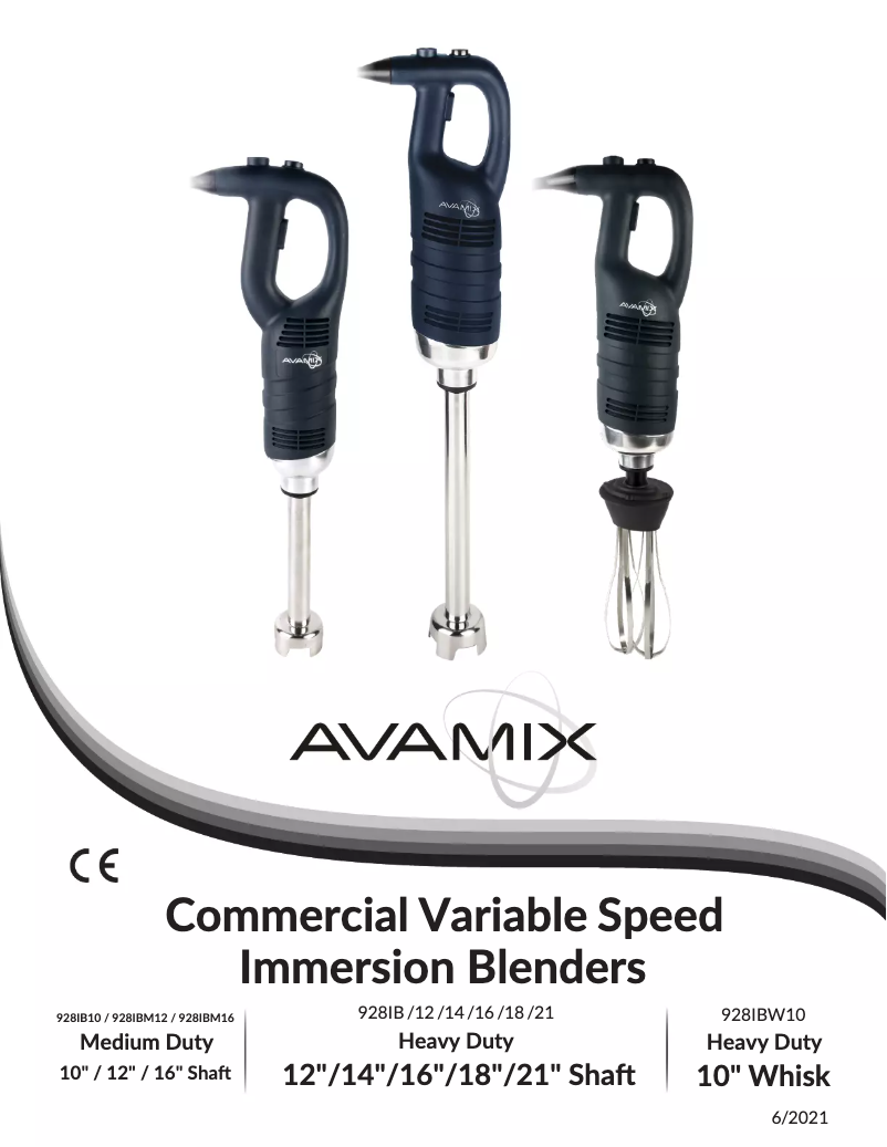 Página 1 del manual Manual de usuario AvaMix IBW10