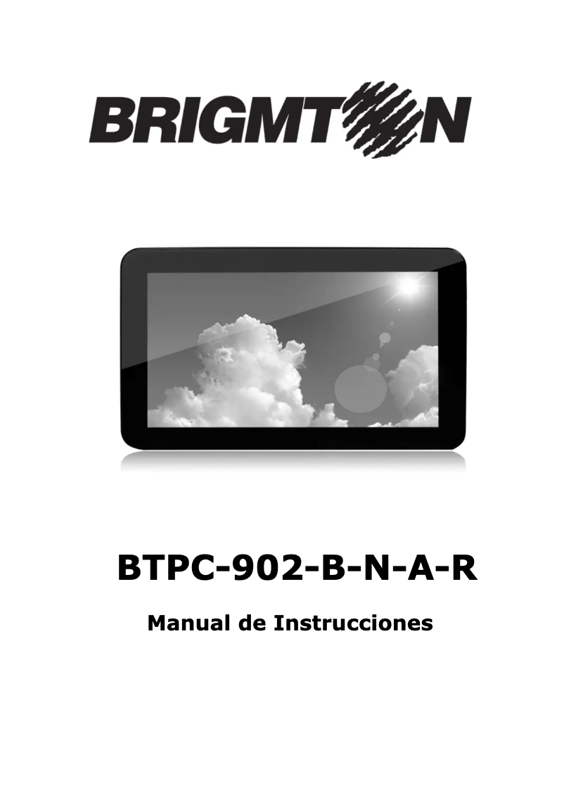 Image de la première page du manuel de l'appareil BTPC-902-B