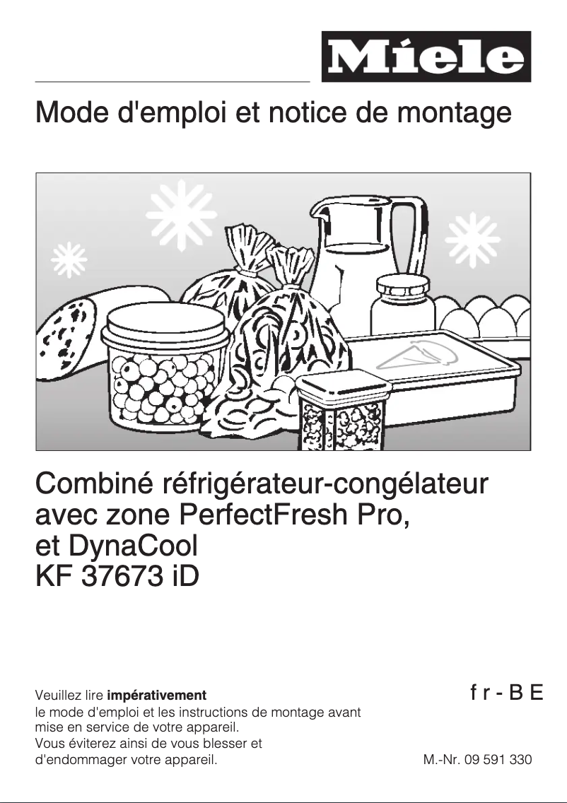 Image de la première page du manuel de l'appareil KF 37673 ID