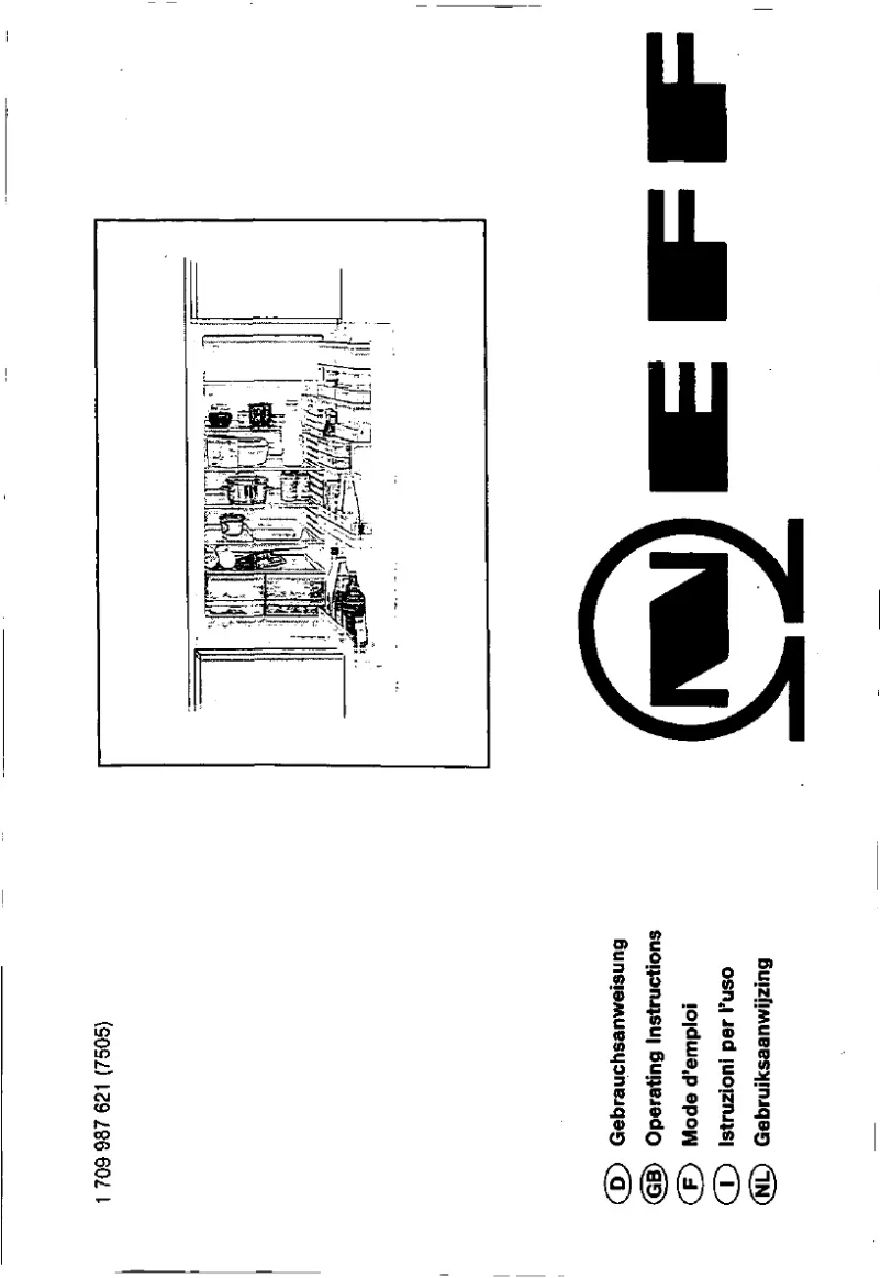 Page n°1 - Manuel utilisateur Neff K 3563 X
