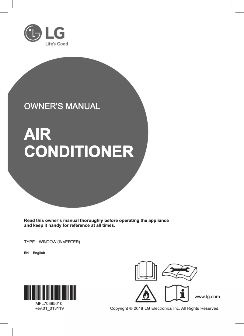 Page n°1 - Manuel utilisateur LG JW-Q24WUXA