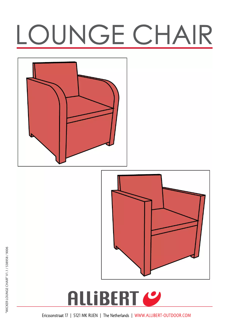 Page n°1 - Manuel utilisateur Allibert Modena