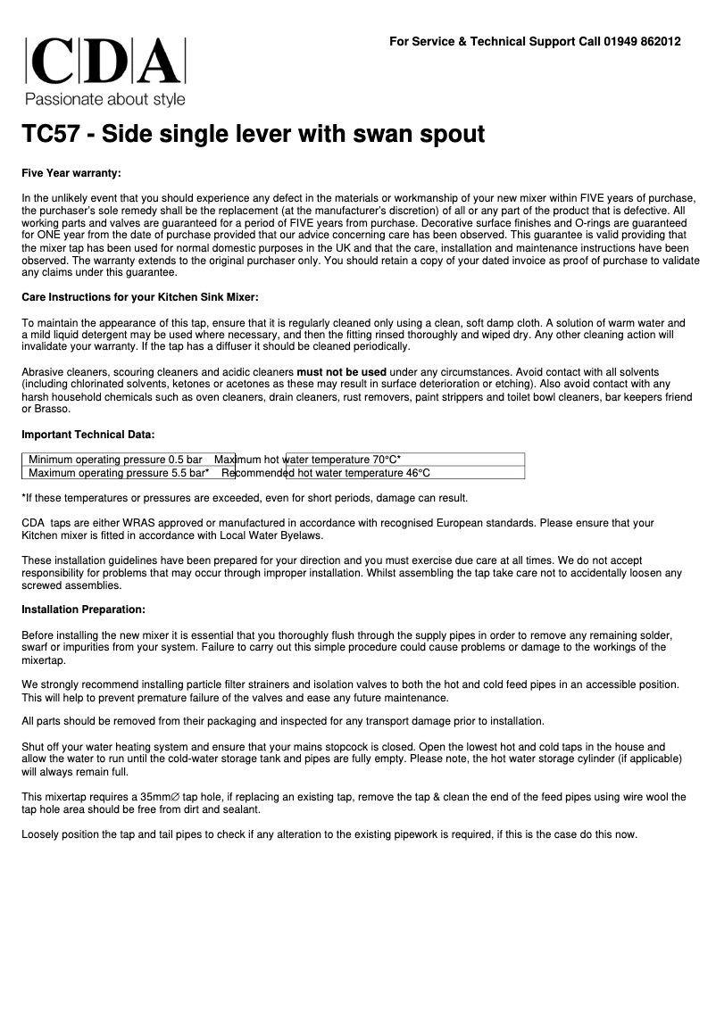 Page 1 de la notice Manuel utilisateur CDA TC57CH