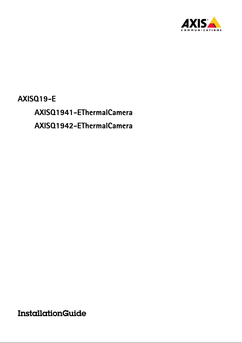 Image de la première page du manuel de l'appareil Q1942-E