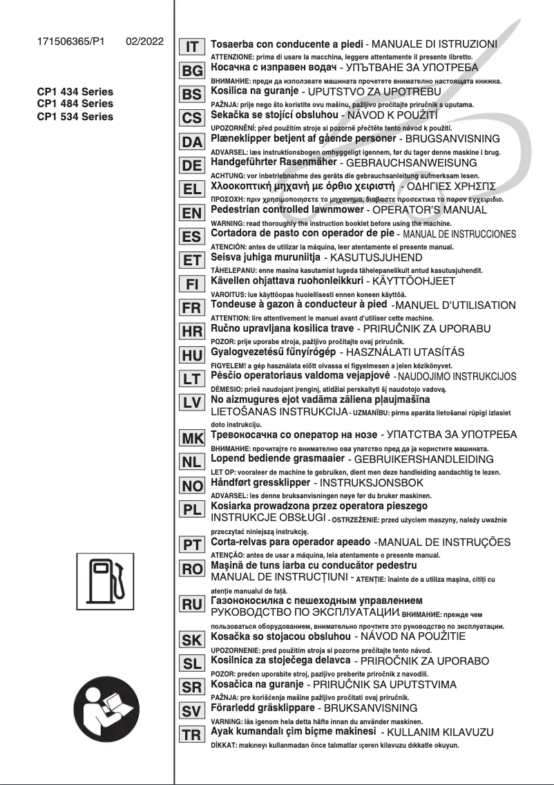 Page 1 de la notice Manuel utilisateur Stiga Combi 753 SE