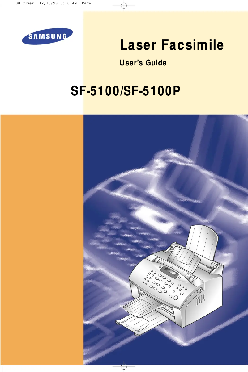 Page n°1 - Manuel utilisateur Samsung CF-5100