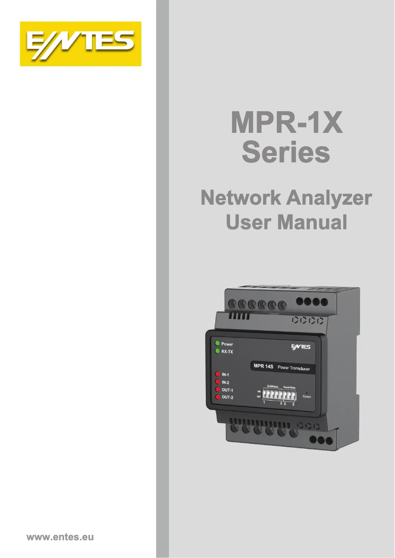 Image de la première page du manuel de l'appareil MPR-14S