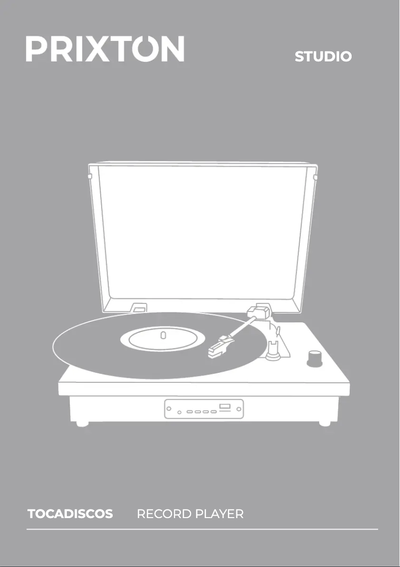 Page n°1 - Manuel utilisateur Prixton Studio