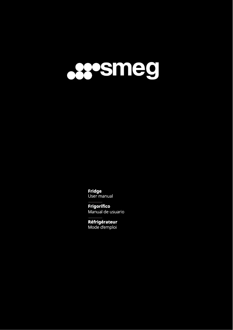 Page 1 de la notice Manuel utilisateur Smeg RSDU30RX