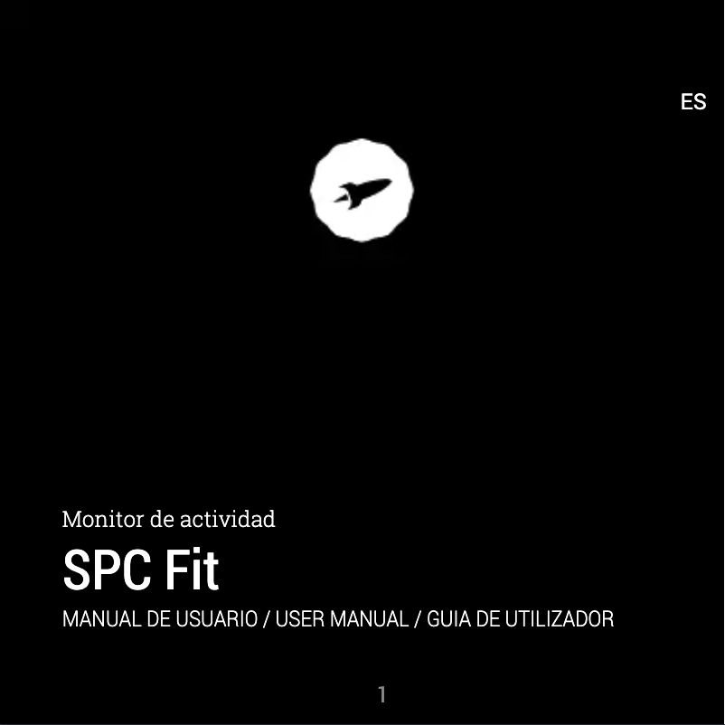 Page 1 de la notice Manuel utilisateur SPC Fit 9603A