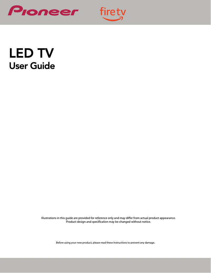 Page 1 de la notice Manuel utilisateur Pioneer PN50951-22U