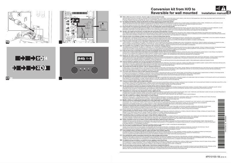 Página 1 del manual Manual de usuario Daikin EKHBCONV