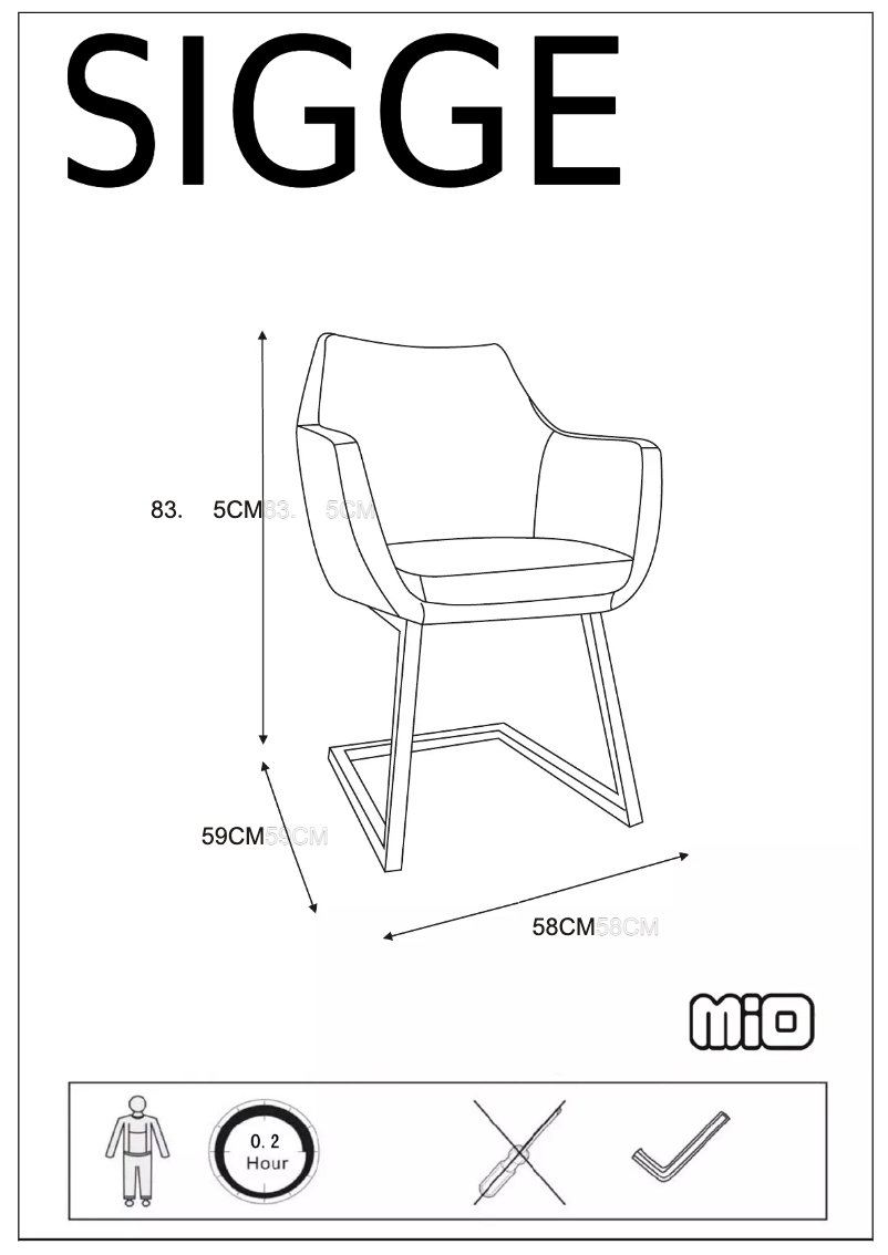 Image de la première page du manuel de l'appareil Sigge