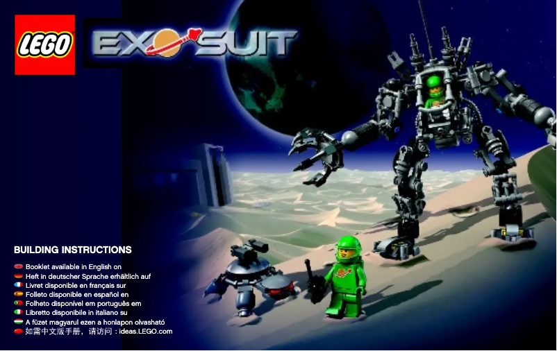 Page 1 de la notice Manuel utilisateur Lego 21109