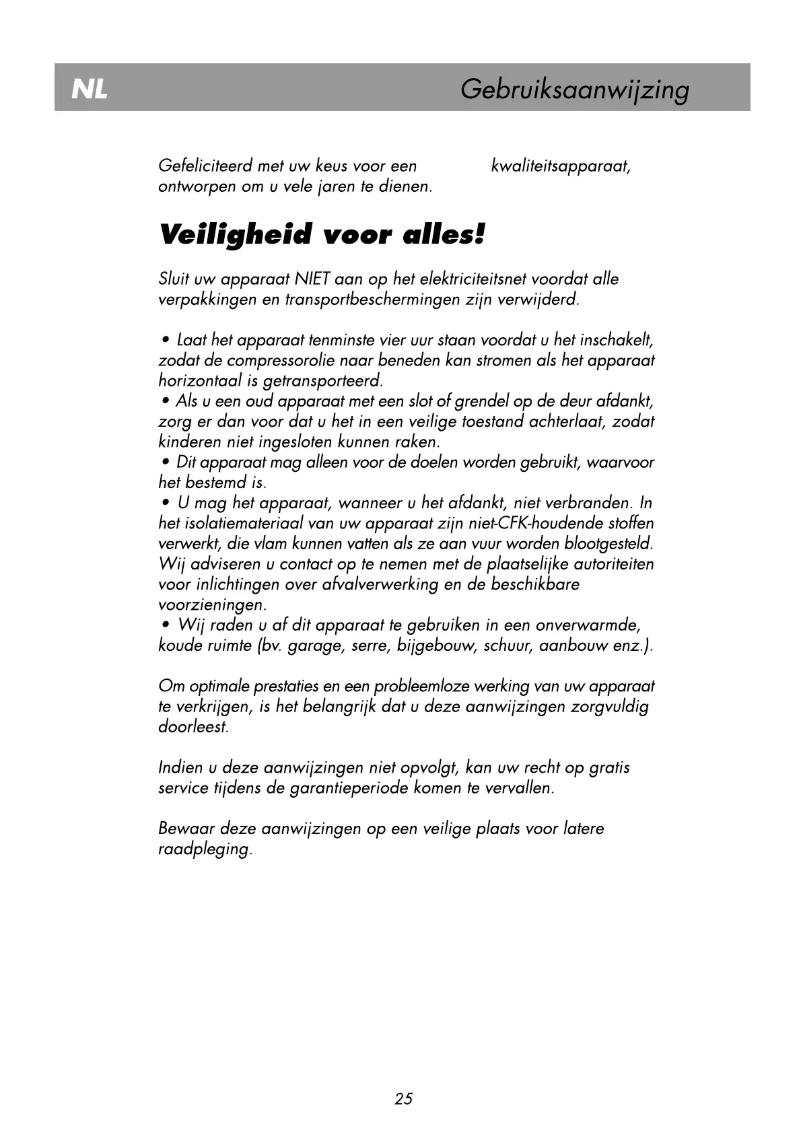 Page 1 de la notice Manuel utilisateur Beko LRN 2860 HCA