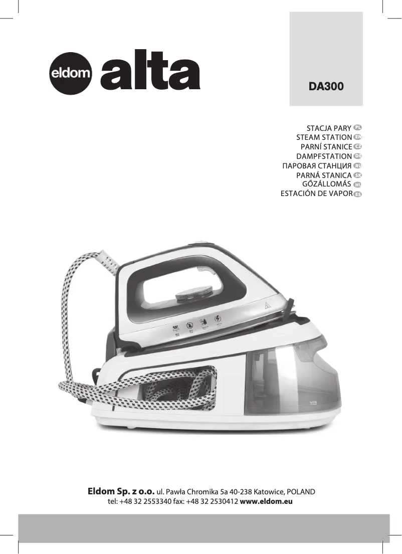 Página 1 del manual Manual de usuario Eldom ALTA DA300