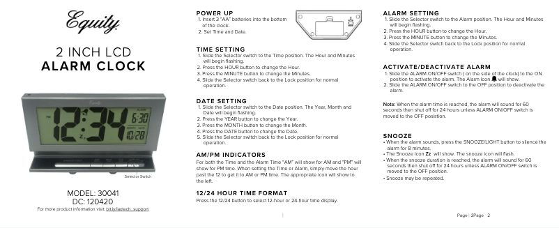 Página 1 del manual Manual de usuario La Crosse Technology 30041v2