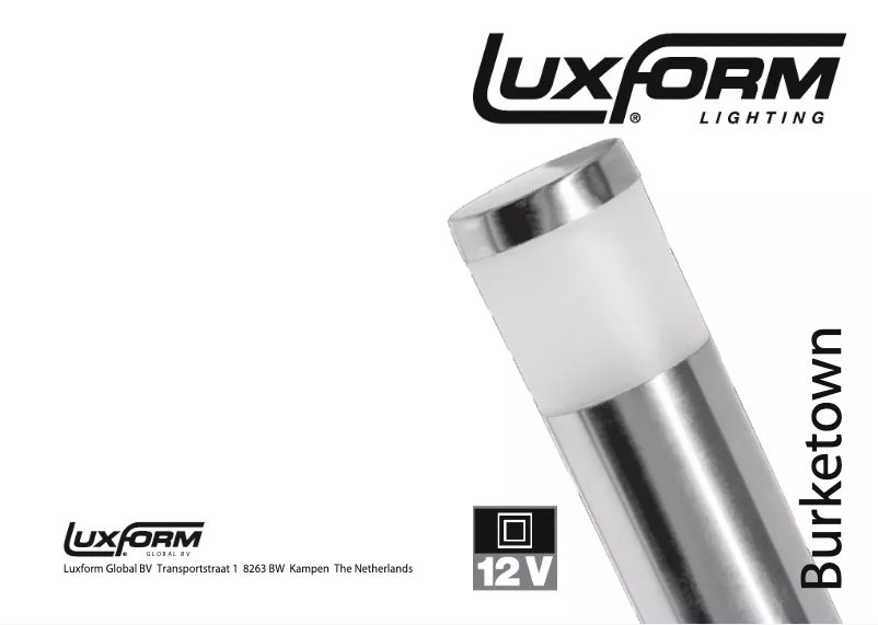 Página 1 del manual Manual de usuario Luxform Lighting Burketown