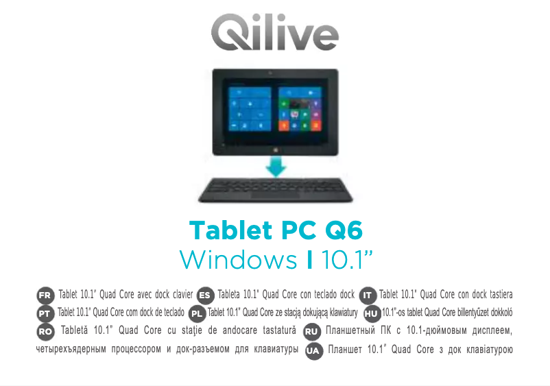 Image de la première page du manuel de l'appareil PC 10.1 Q6