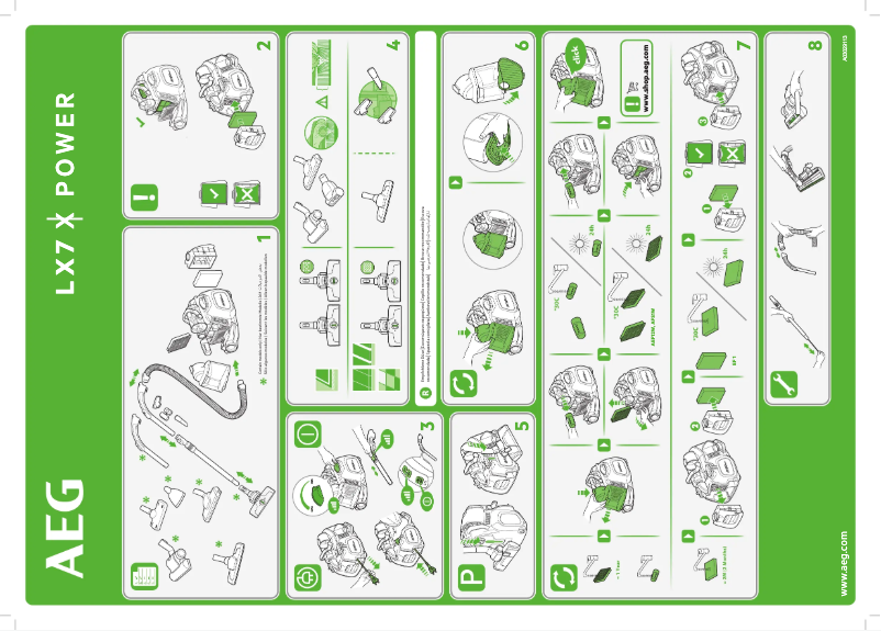 Page n°1 - Manuel utilisateur AEG LX7-2-DB-P