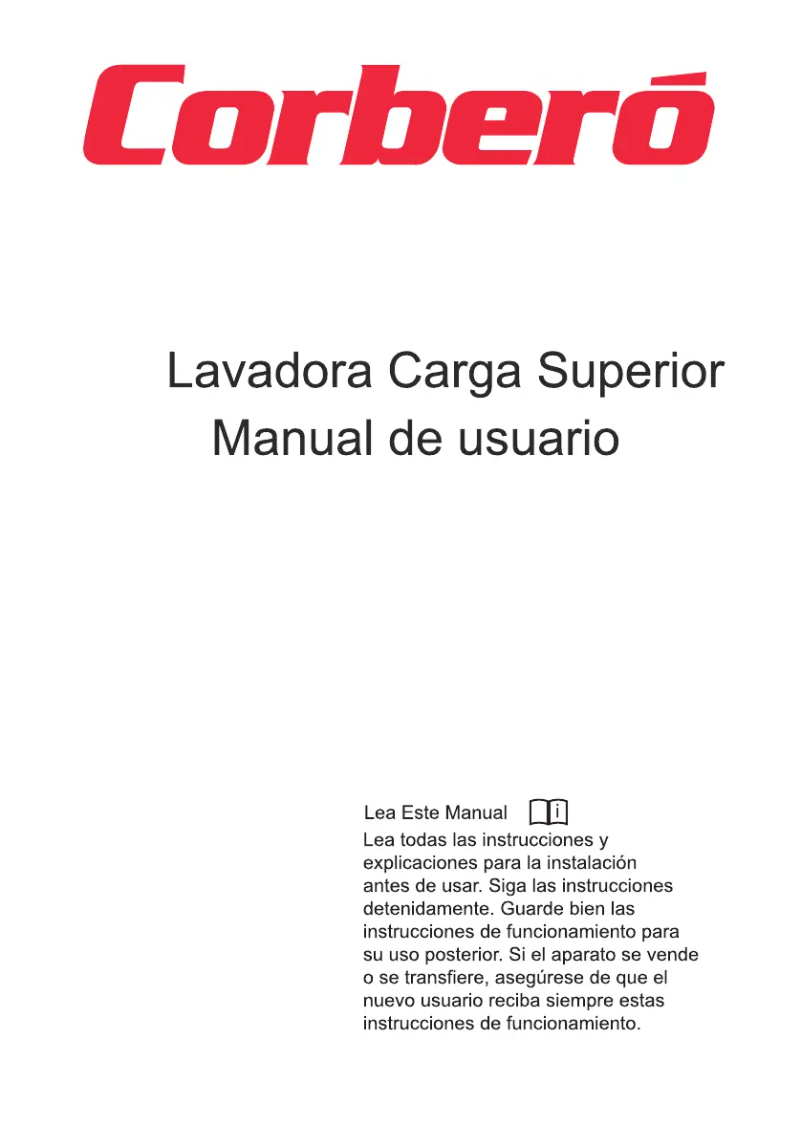 Image de la première page du manuel de l'appareil CLM12VIN