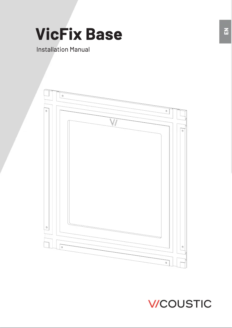 Image de la première page du manuel de l'appareil VicFix Base