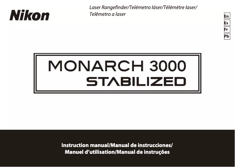 Page 1 de la notice Manuel utilisateur Nikon Monarch 3000 Stabilized