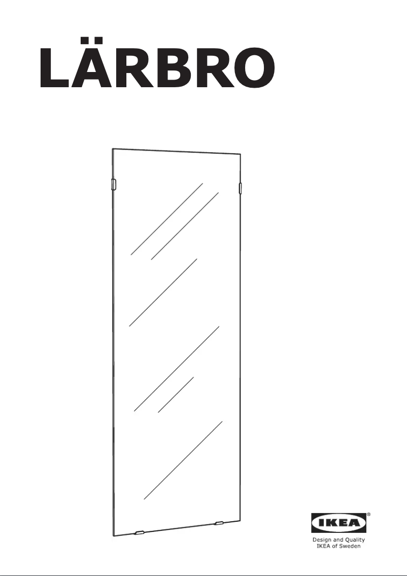 Image de la première page du manuel de l'appareil LÄRBRO