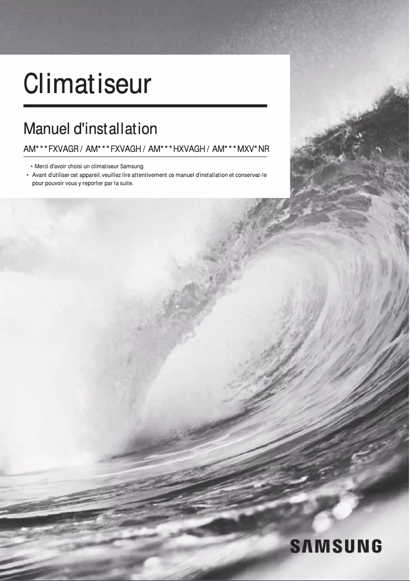 Página 1 del manual Manual de usuario Samsung AM080FXVAGH