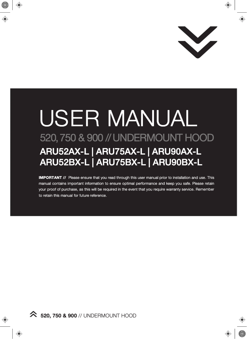 Page n°1 - Manuel utilisateur Tisira ARU75BX-L