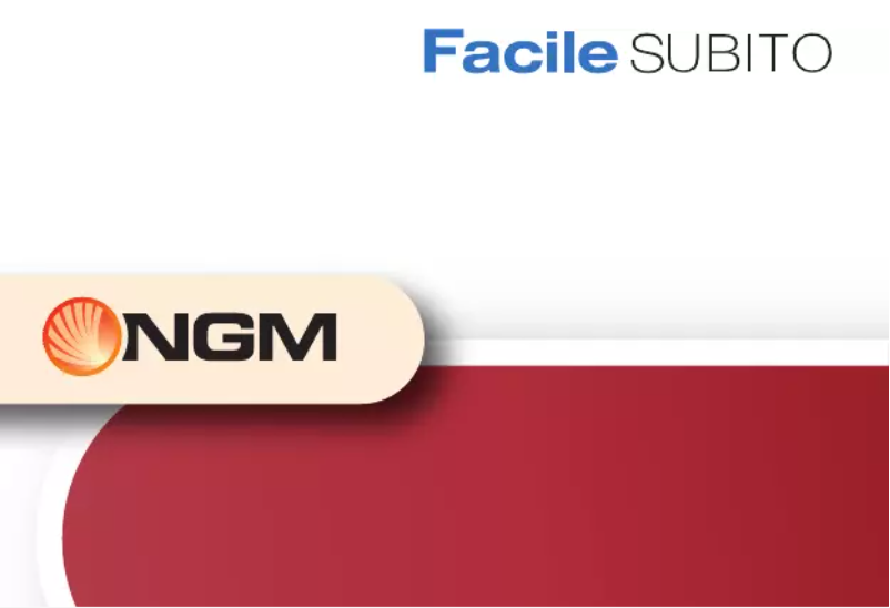 Page n°1 - Manuel utilisateur NGM Facile Subito
