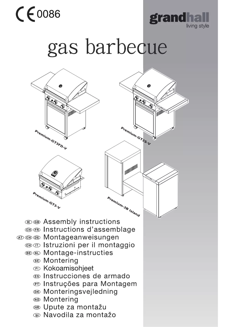 Page 1 de la notice Manuel utilisateur Grandhall Premium Built-In
