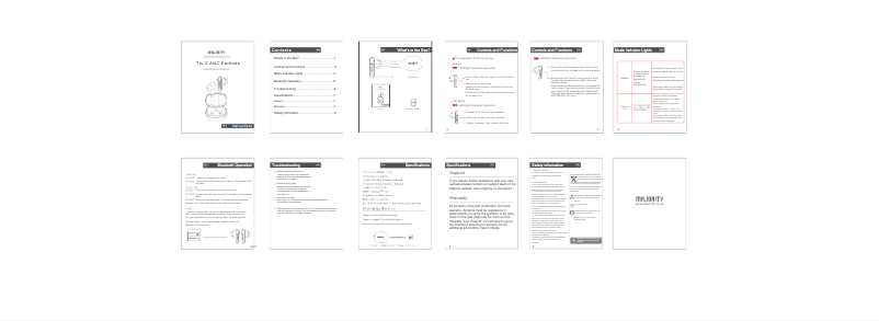 Image de la première page du manuel de l'appareil Tru 2 ANC Earbuds