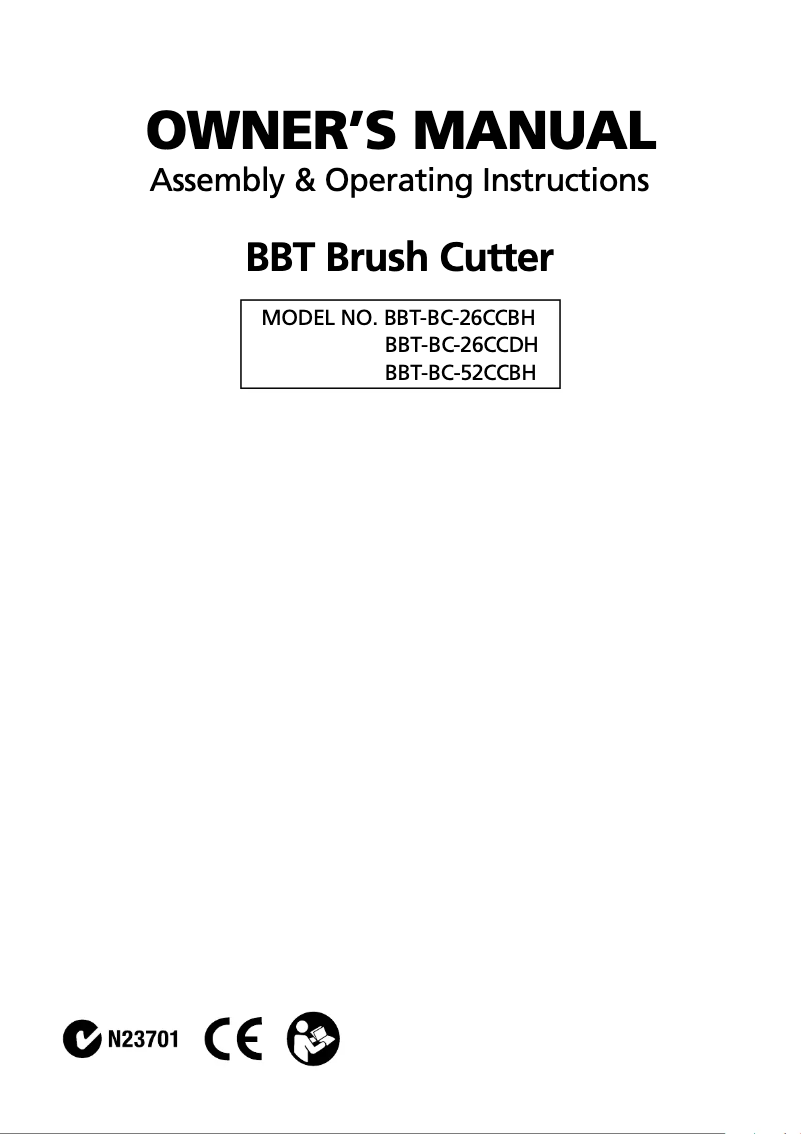 Imagen de la primera página del manual del dispositivo BBT-BC-26CCBH