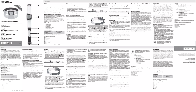 Image de la première page du manuel de l'appareil IAN 276258